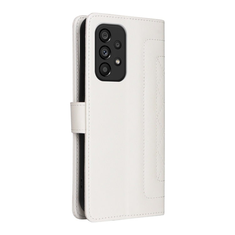 For Samsung Galaxy A53 Diamond Lattice Leather Flip Phone Case
