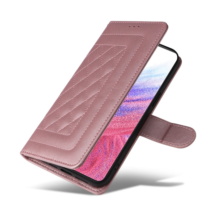 For Samsung Galaxy A53 Diamond Lattice Leather Flip Phone Case