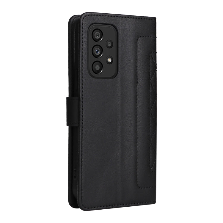 For Samsung Galaxy A53 Diamond Lattice Leather Flip Phone Case
