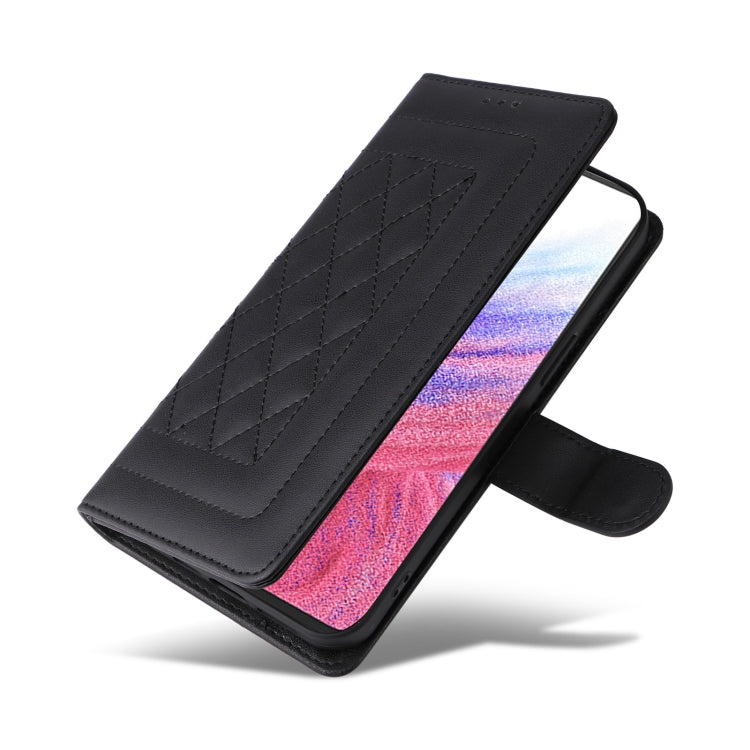 For Samsung Galaxy A53 Diamond Lattice Leather Flip Phone Case