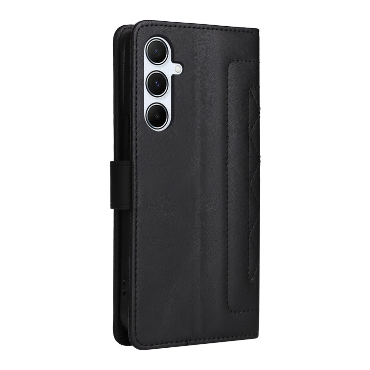 For Samsung Galaxy A55 Diamond Lattice Leather Flip Phone Case