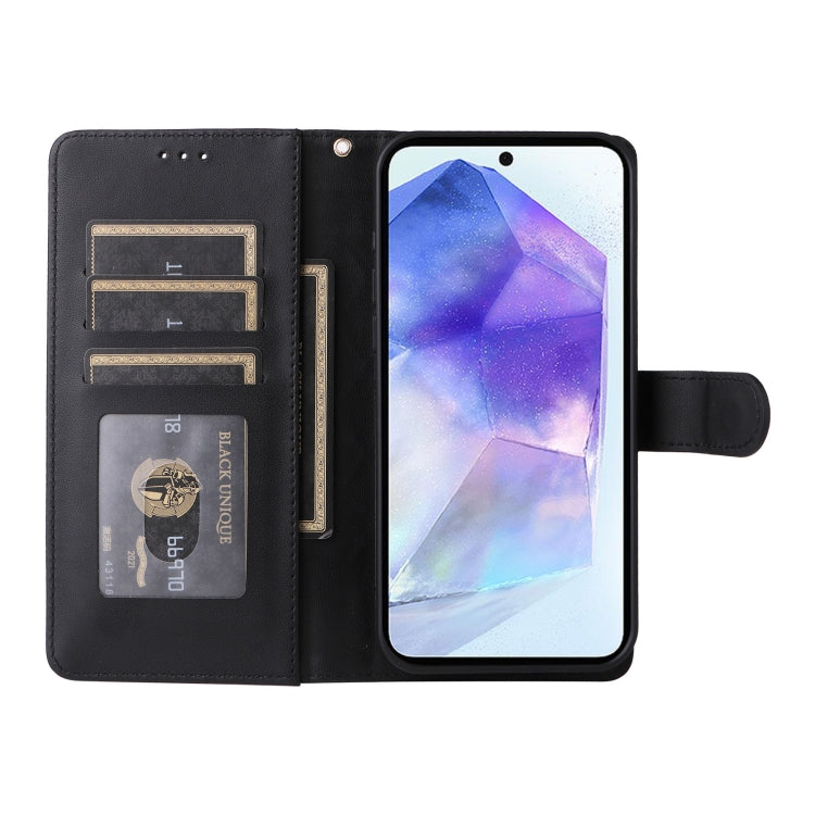 For Samsung Galaxy A55 Diamond Lattice Leather Flip Phone Case