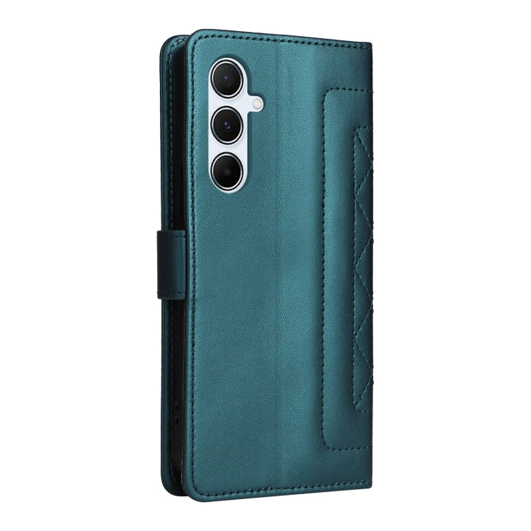 For Samsung Galaxy A55 Diamond Lattice Leather Flip Phone Case