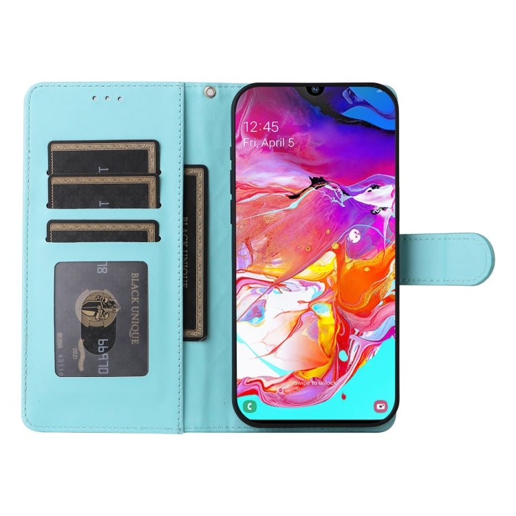 For Samsung Galaxy A70 Diamond Lattice Leather Flip Phone Case
