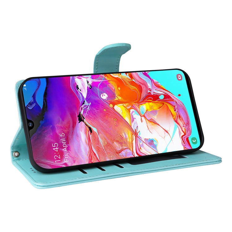 For Samsung Galaxy A70 Diamond Lattice Leather Flip Phone Case