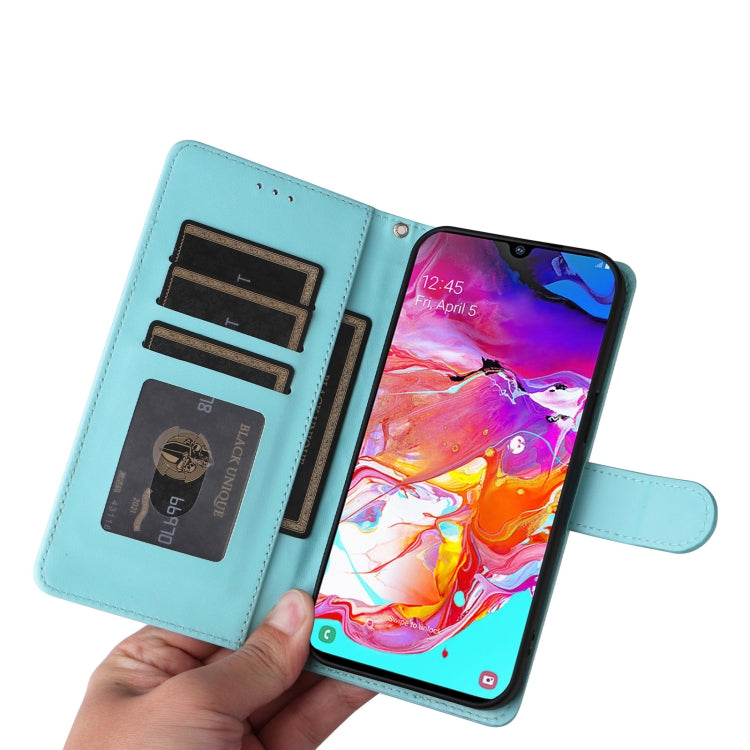 For Samsung Galaxy A70 Diamond Lattice Leather Flip Phone Case