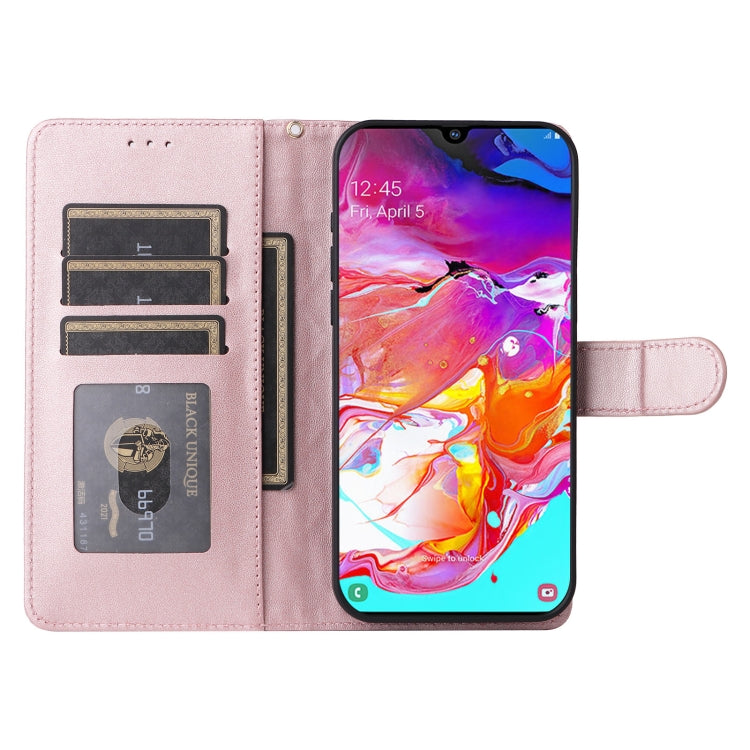 For Samsung Galaxy A70 Diamond Lattice Leather Flip Phone Case