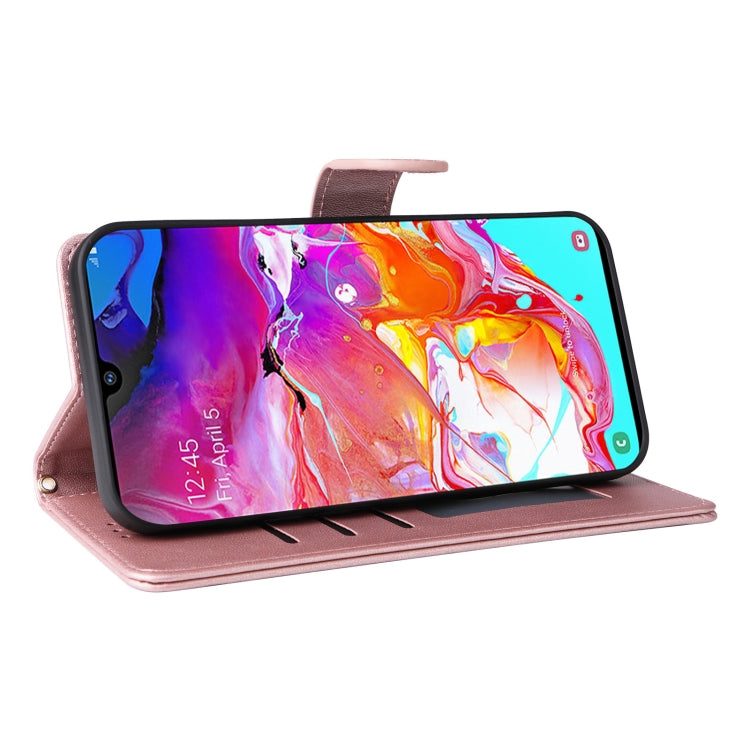 For Samsung Galaxy A70 Diamond Lattice Leather Flip Phone Case
