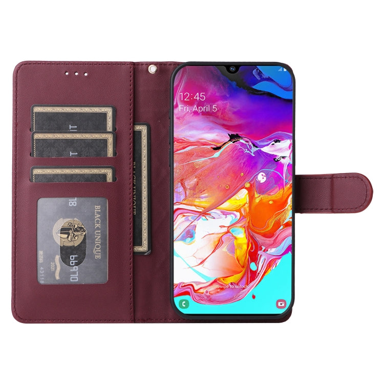 For Samsung Galaxy A70 Diamond Lattice Leather Flip Phone Case