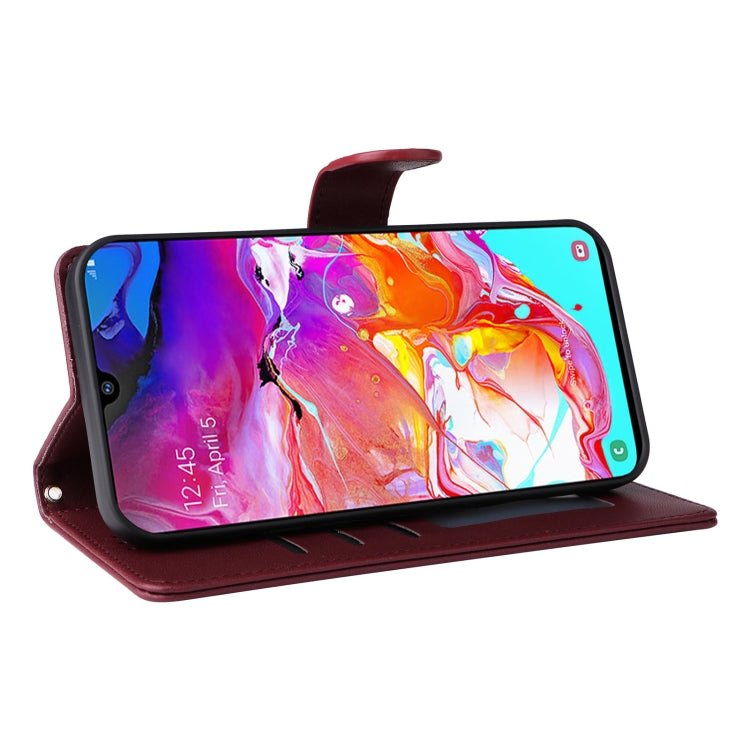 For Samsung Galaxy A70 Diamond Lattice Leather Flip Phone Case