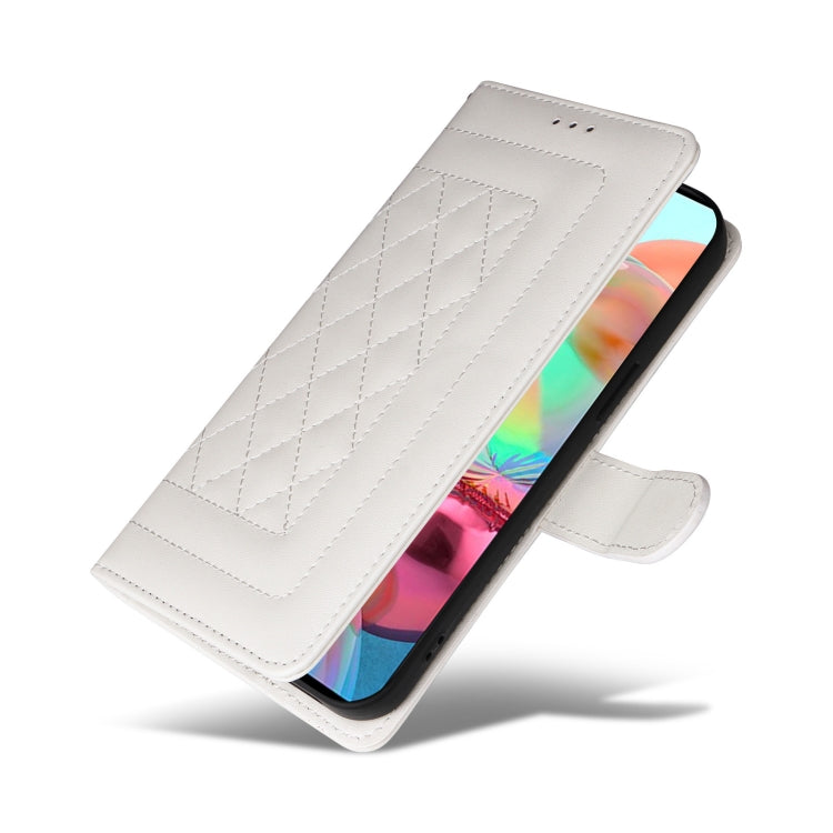 For Samsung Galaxy A71 Diamond Lattice Leather Flip Phone Case