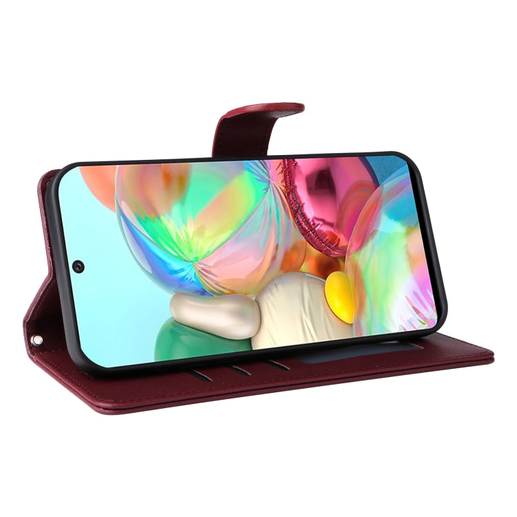 For Samsung Galaxy A71 Diamond Lattice Leather Flip Phone Case