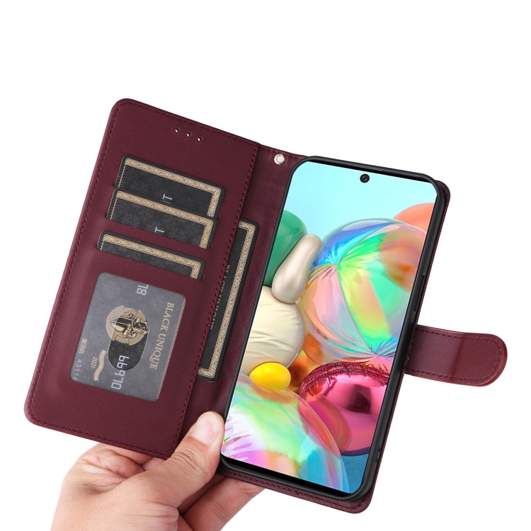 For Samsung Galaxy A71 Diamond Lattice Leather Flip Phone Case