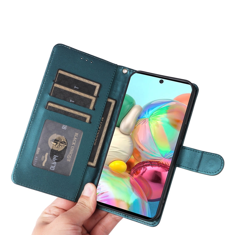 For Samsung Galaxy A71 Diamond Lattice Leather Flip Phone Case