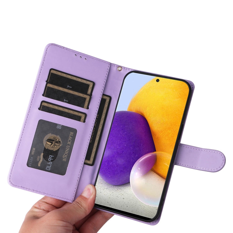 For Samsung Galaxy A72 Diamond Lattice Leather Flip Phone Case