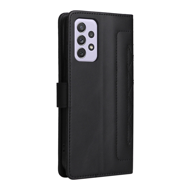 For Samsung Galaxy A72 Diamond Lattice Leather Flip Phone Case
