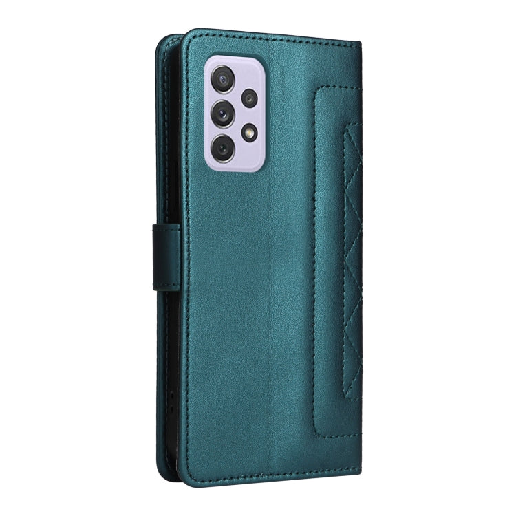 For Samsung Galaxy A72 Diamond Lattice Leather Flip Phone Case