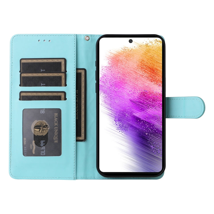 For Samsung Galaxy A73 5G Diamond Lattice Leather Flip Phone Case