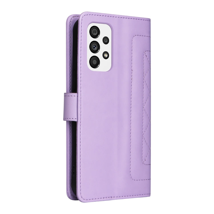 For Samsung Galaxy A73 5G Diamond Lattice Leather Flip Phone Case