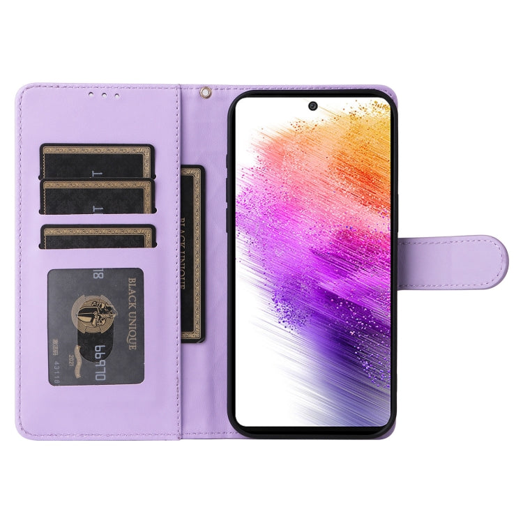 For Samsung Galaxy A73 5G Diamond Lattice Leather Flip Phone Case