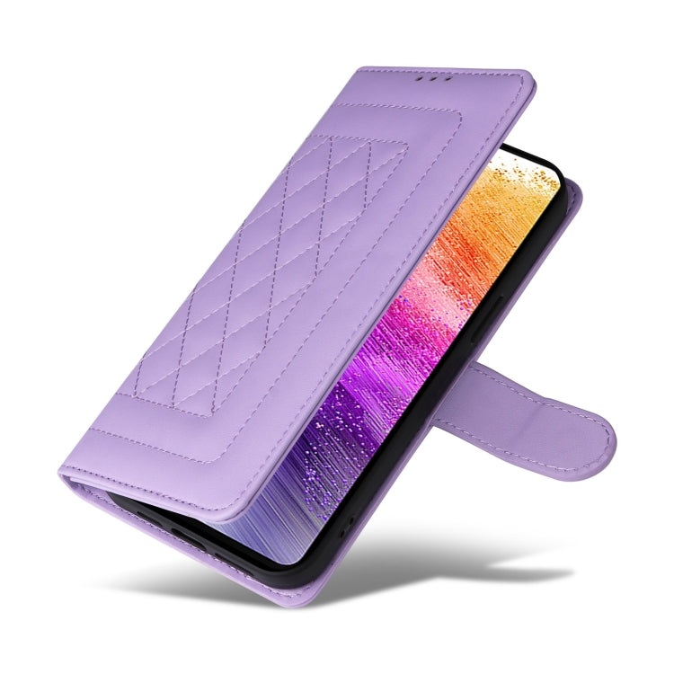 For Samsung Galaxy A73 5G Diamond Lattice Leather Flip Phone Case