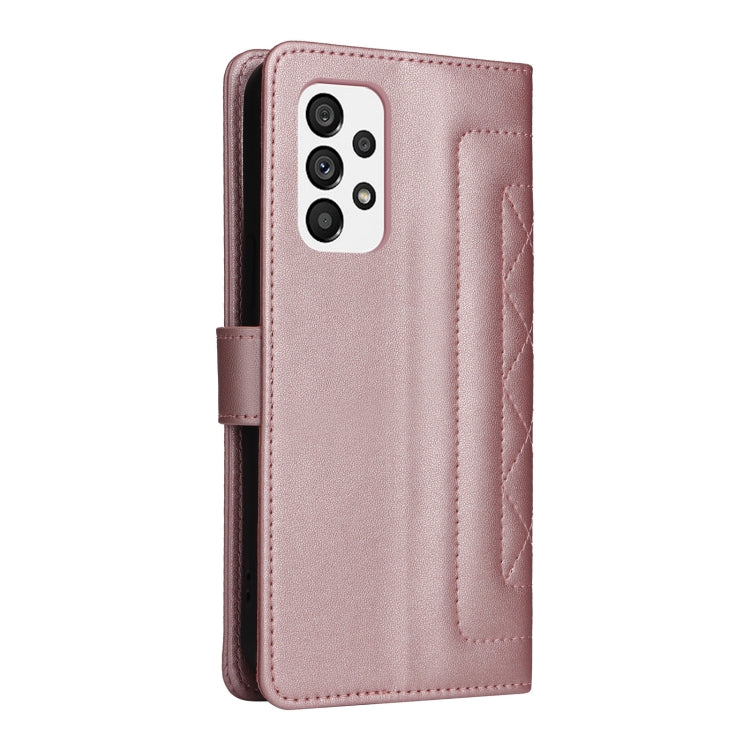 For Samsung Galaxy A73 5G Diamond Lattice Leather Flip Phone Case