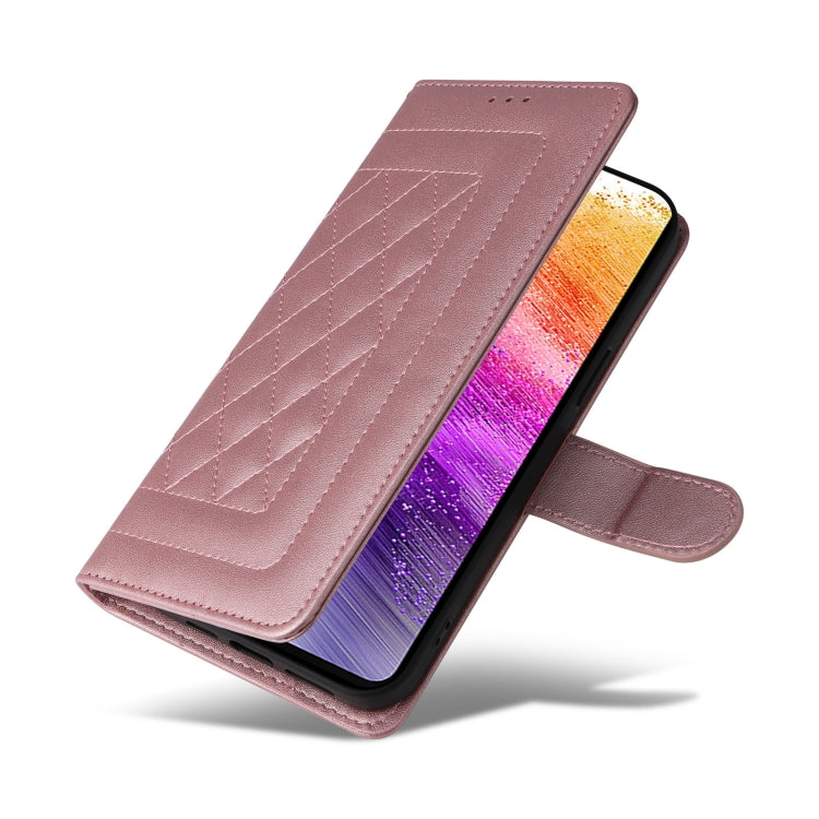 For Samsung Galaxy A73 5G Diamond Lattice Leather Flip Phone Case
