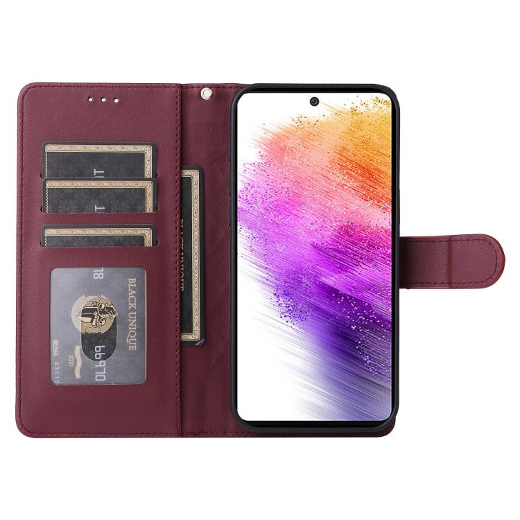 For Samsung Galaxy A73 5G Diamond Lattice Leather Flip Phone Case