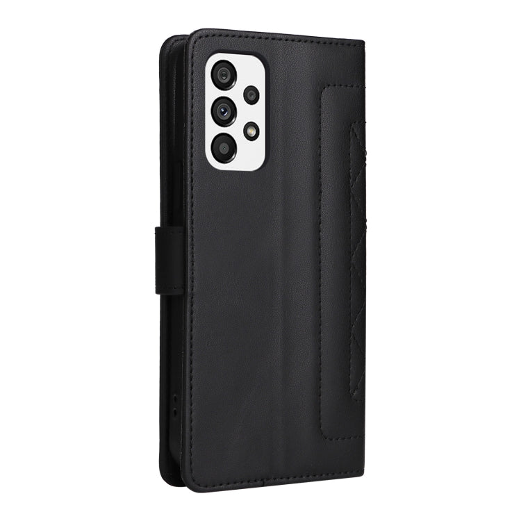 For Samsung Galaxy A73 5G Diamond Lattice Leather Flip Phone Case