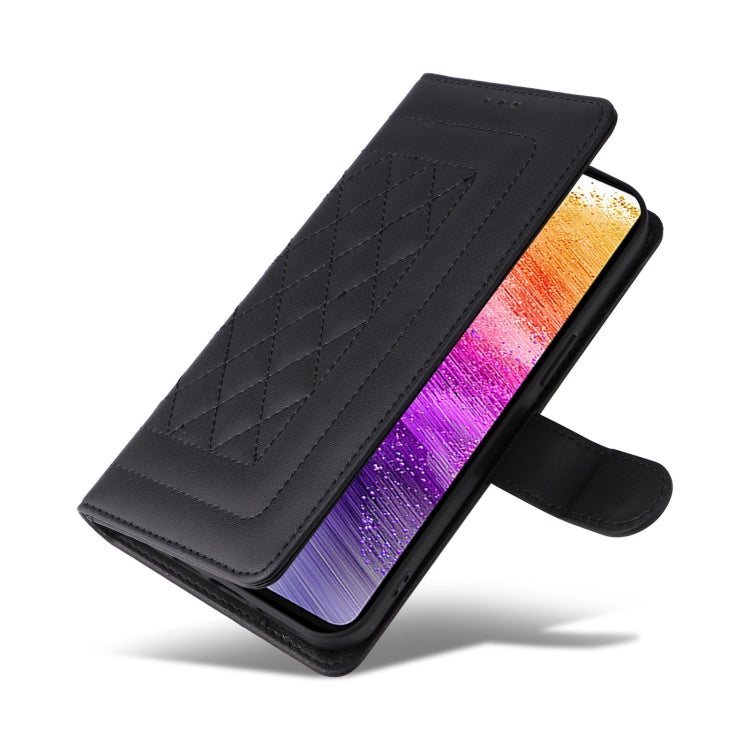 For Samsung Galaxy A73 5G Diamond Lattice Leather Flip Phone Case
