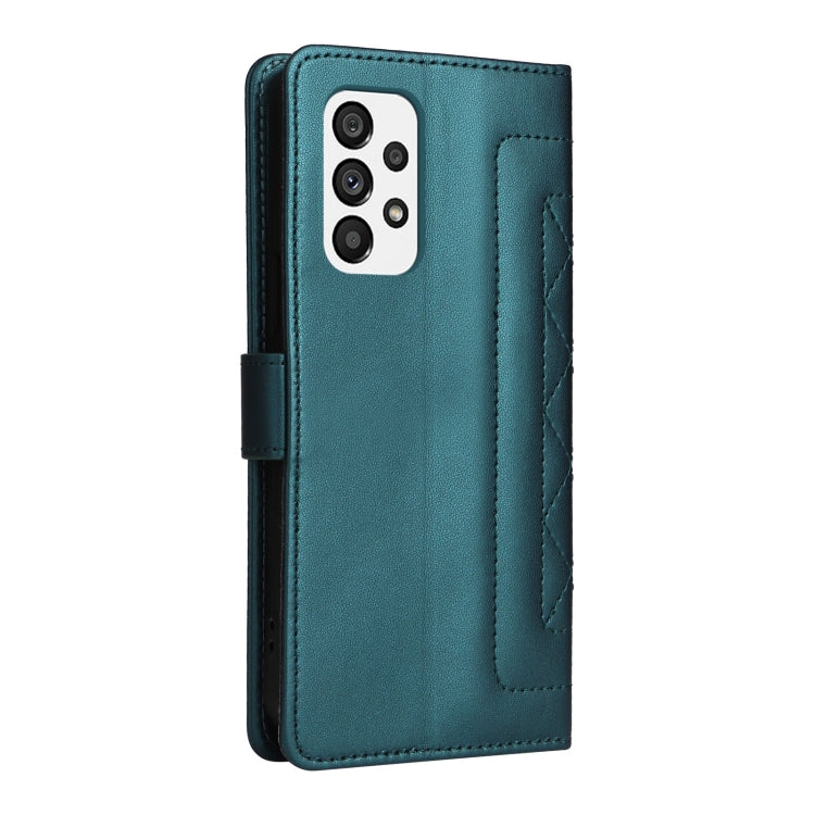 For Samsung Galaxy A73 5G Diamond Lattice Leather Flip Phone Case