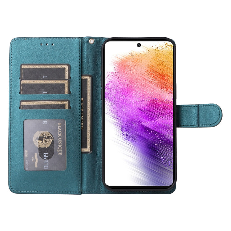 For Samsung Galaxy A73 5G Diamond Lattice Leather Flip Phone Case