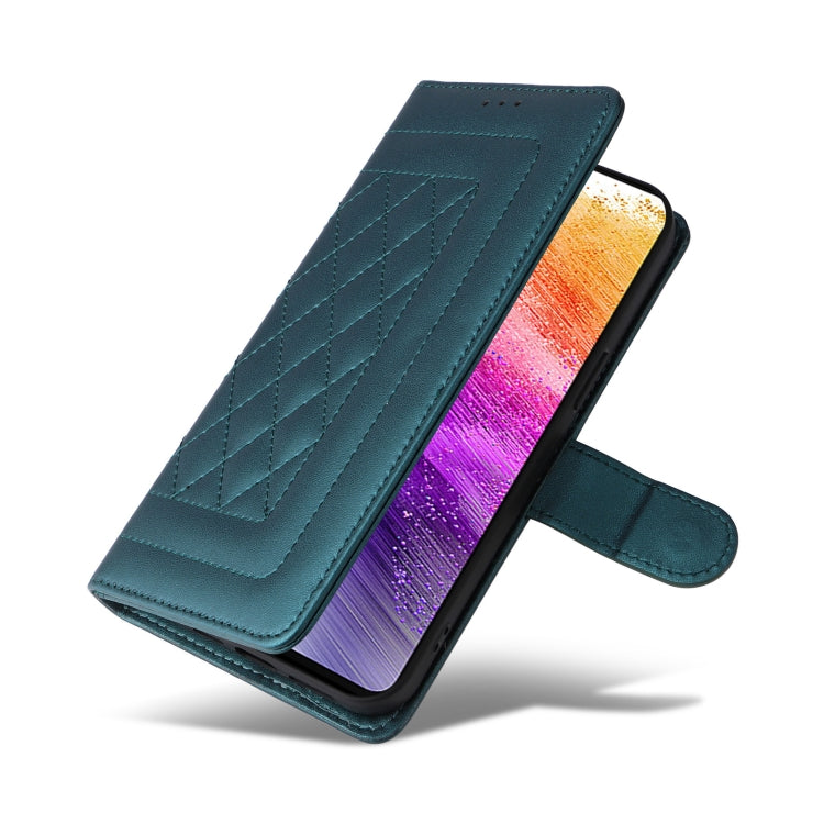 For Samsung Galaxy A73 5G Diamond Lattice Leather Flip Phone Case