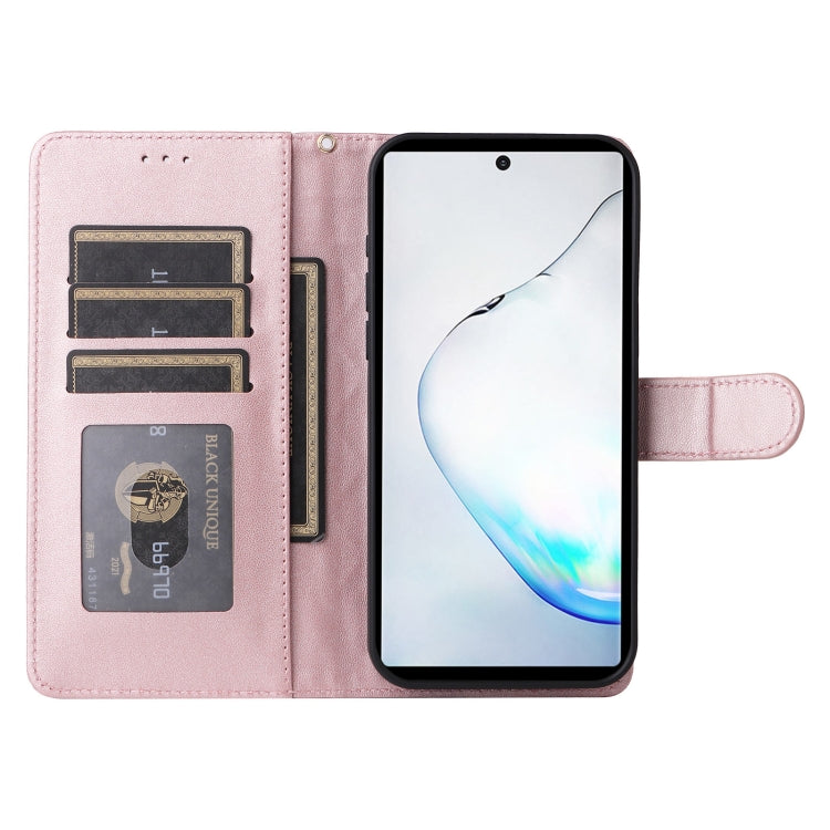 For Samsung Galaxy Note10+ Diamond Lattice Leather Flip Phone Case