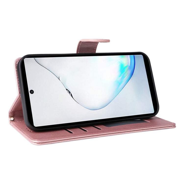 For Samsung Galaxy Note10+ Diamond Lattice Leather Flip Phone Case