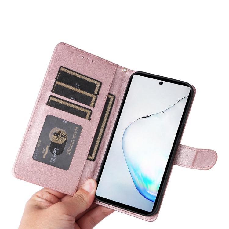 For Samsung Galaxy Note10+ Diamond Lattice Leather Flip Phone Case