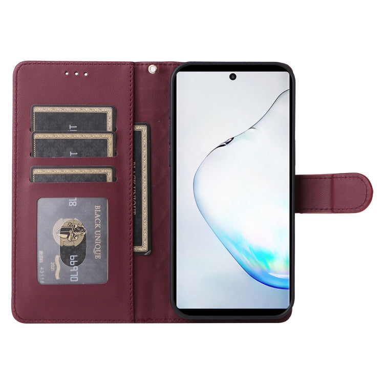 For Samsung Galaxy Note10+ Diamond Lattice Leather Flip Phone Case