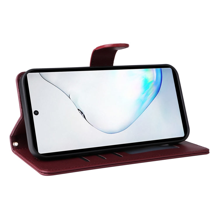 For Samsung Galaxy Note10+ Diamond Lattice Leather Flip Phone Case