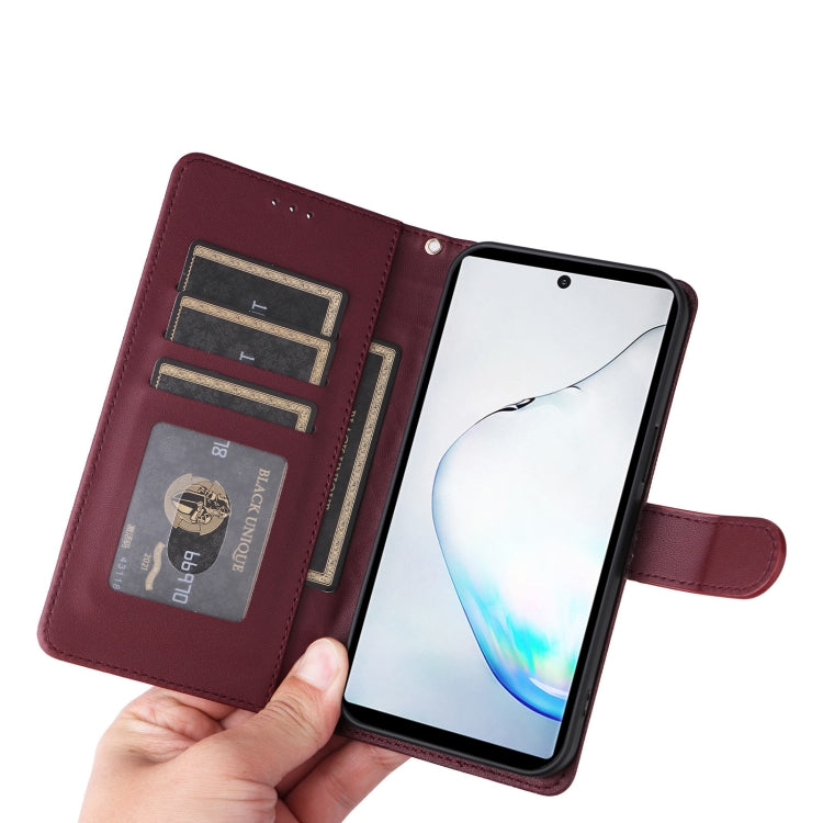 For Samsung Galaxy Note10+ Diamond Lattice Leather Flip Phone Case