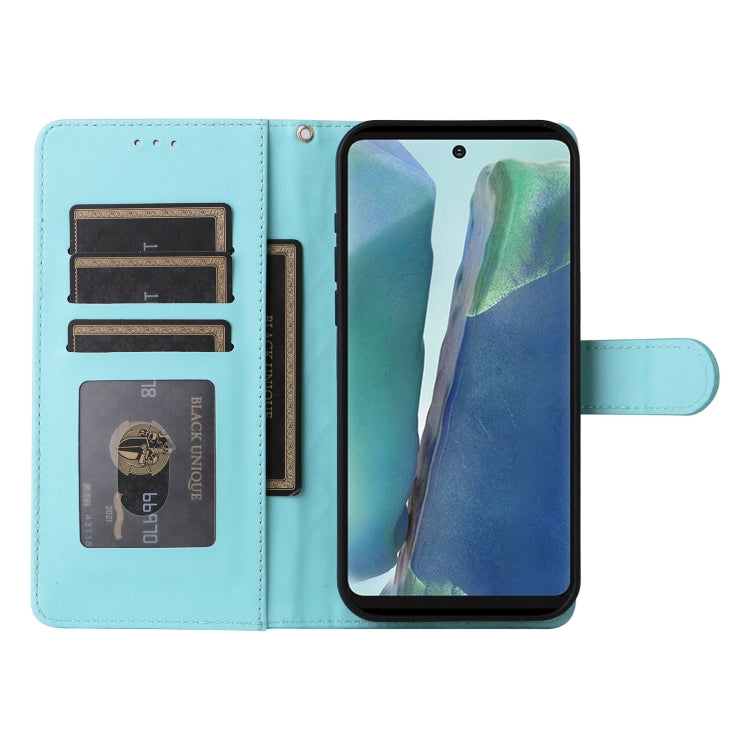 For Samsung Galaxy Note20 Diamond Lattice Leather Flip Phone Case