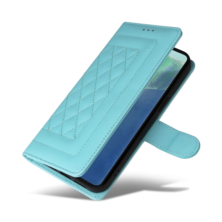 For Samsung Galaxy Note20 Diamond Lattice Leather Flip Phone Case