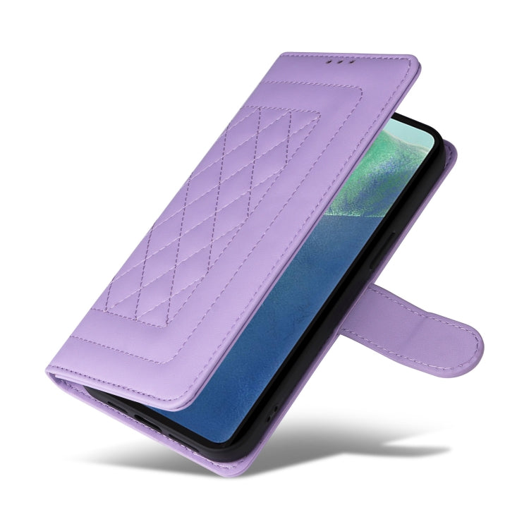For Samsung Galaxy Note20 Diamond Lattice Leather Flip Phone Case
