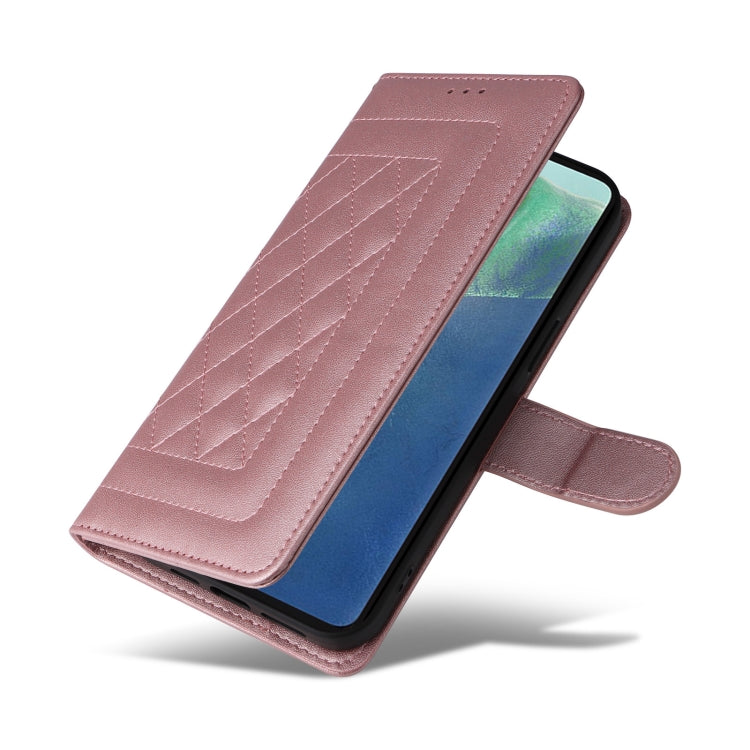 For Samsung Galaxy Note20 Diamond Lattice Leather Flip Phone Case