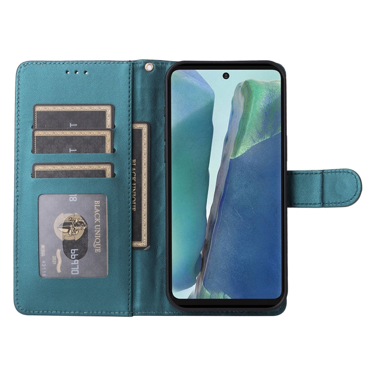 For Samsung Galaxy Note20 Diamond Lattice Leather Flip Phone Case