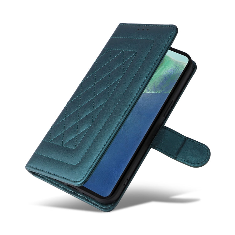 For Samsung Galaxy Note20 Diamond Lattice Leather Flip Phone Case