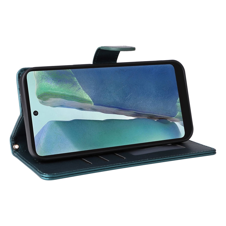 For Samsung Galaxy Note20 Diamond Lattice Leather Flip Phone Case