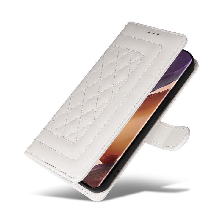 For Samsung Galaxy Note20 Ultra Diamond Lattice Leather Flip Phone Case