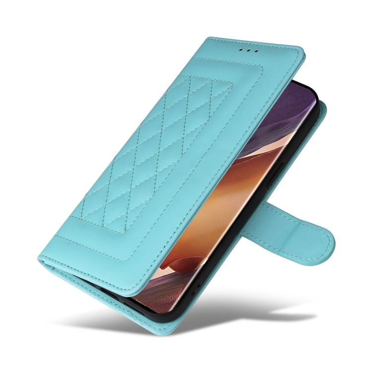 For Samsung Galaxy Note20 Ultra Diamond Lattice Leather Flip Phone Case