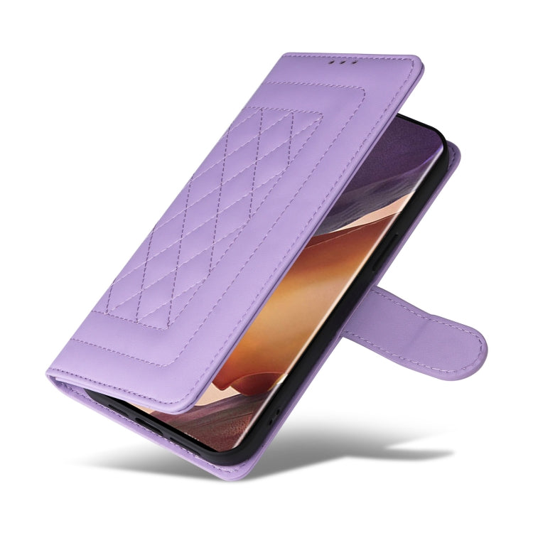 For Samsung Galaxy Note20 Ultra Diamond Lattice Leather Flip Phone Case
