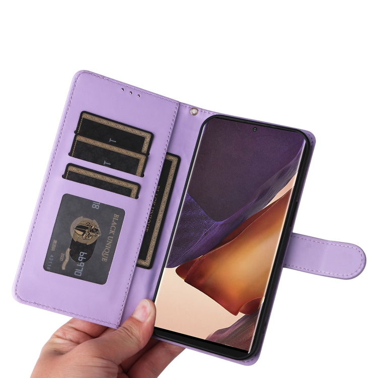 For Samsung Galaxy Note20 Ultra Diamond Lattice Leather Flip Phone Case